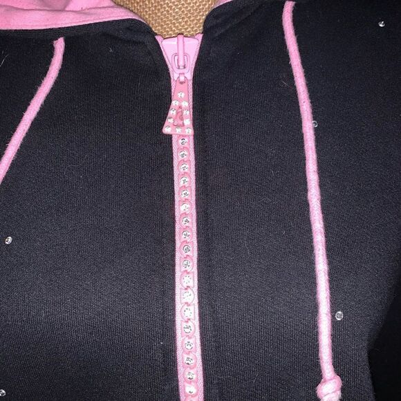 Black Quacker Factory hoodie size m - Picture 4 of 5